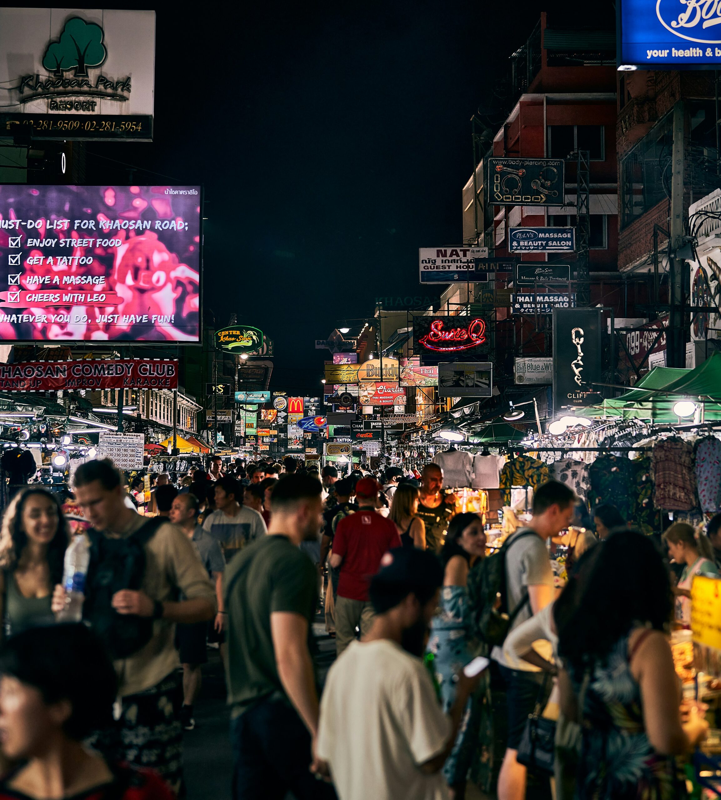 khao san rd street food scene