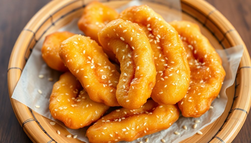 crispy fried plantain bites