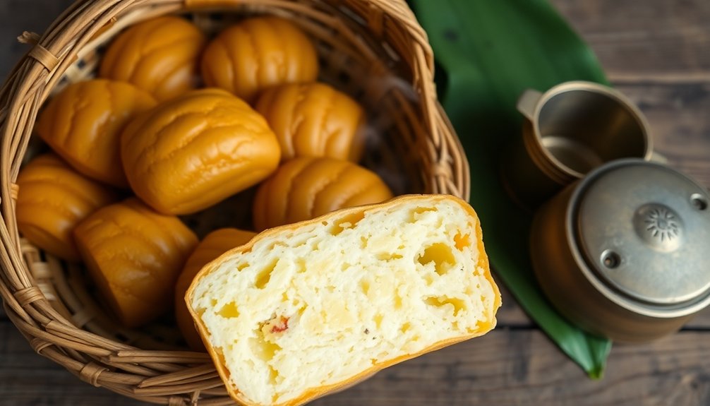 traditional thai banana dumplings