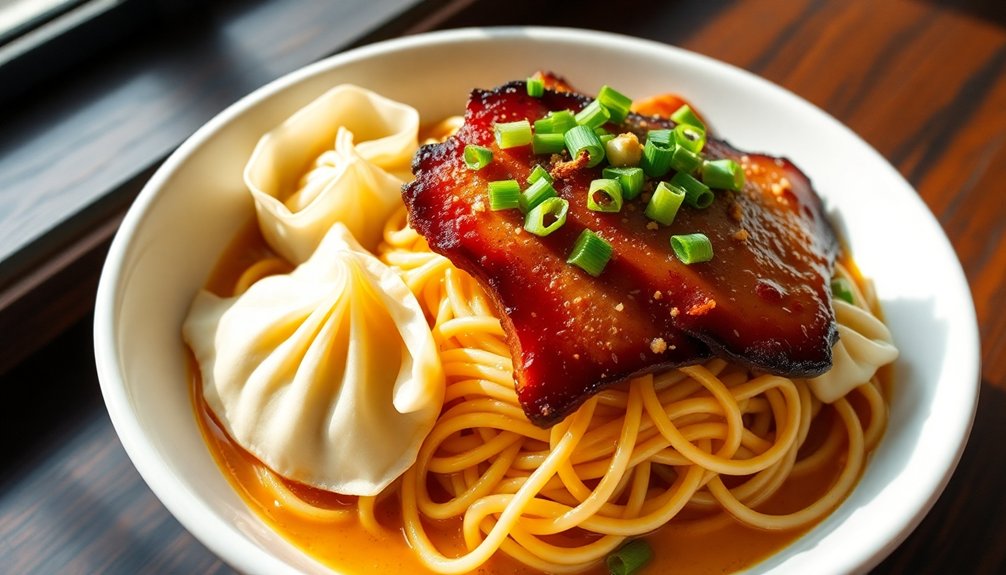 noodles with bbq pork