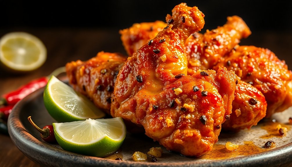 crispy fried marinated chicken