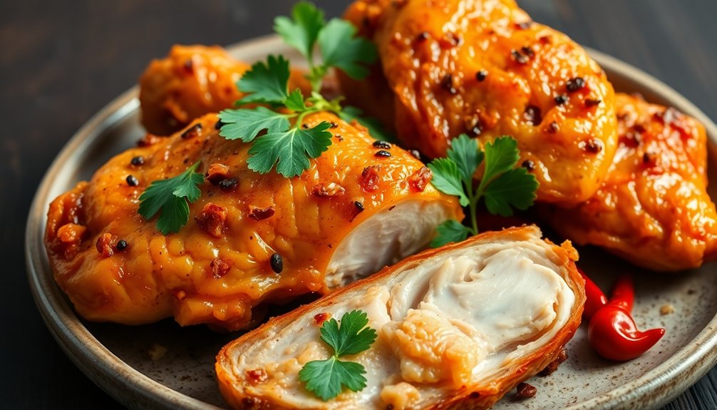 crispy garlic chicken wings