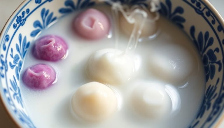 Bua Loy – Rice Balls in Coconut Milk -Best Thai Rice Balls